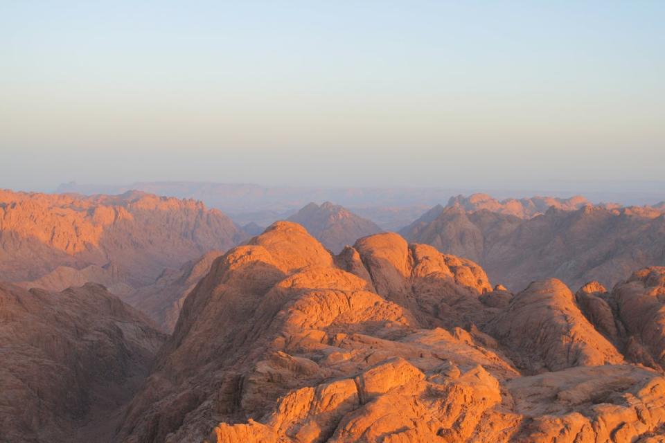 Mount Sinai is a renowned biblical site in Jewish history (Getty Images)