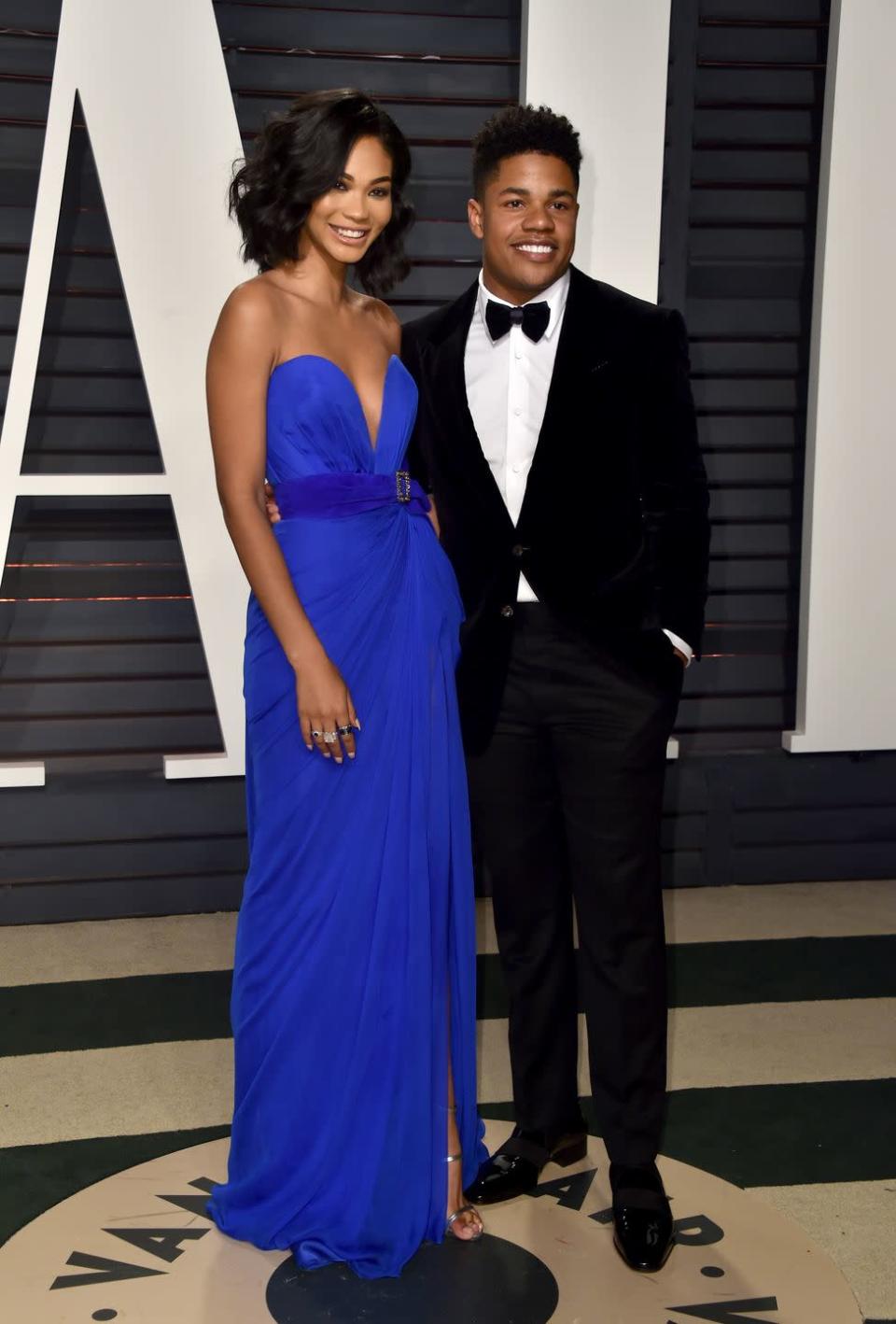 <p>News broke that the model and NFL player were parting ways in January 2022 (although Chanel had filed months before), and a source told <a href="https://www.eonline.com/news/1305368/chanel-iman-and-sterling-shepard-break-up-after-almost-4-years-of-marriage" rel="nofollow noopener" target="_blank" data-ylk="slk:E! News" class="link "><em>E! News</em></a>, “They have been rocky for a while now and are taking time apart. They are trying to work out their plan on how they will coparent their daughters peacefully.”</p>
