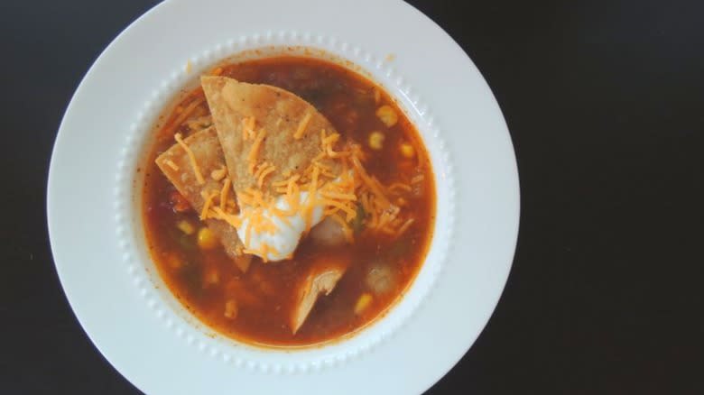 Chicken tortilla soup