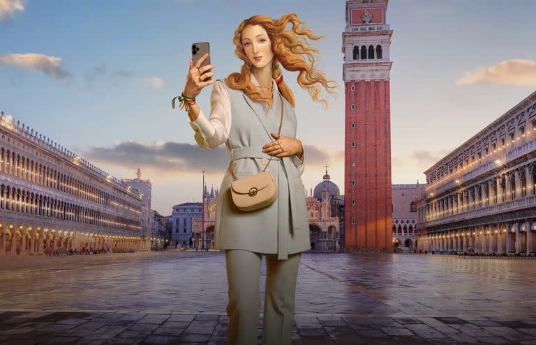 La versión influencer de la Venus de Botticelli