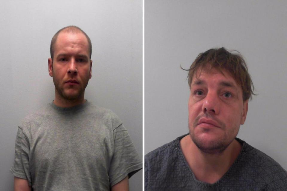 Murderers Curtis Turpin (left) and Adam Hudson (right) <i>(Image: North Yorkshire Police)</i>