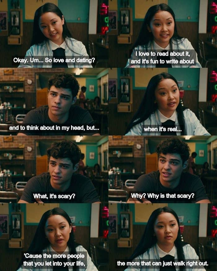 Lana Condor and Noah Centineo in "To All the Boys I've Loved Before"