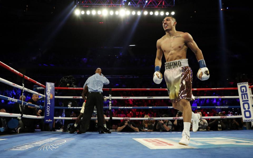 Teofimo Lopez doesn't lack for confidence in the ring  - GETTY IMAGES