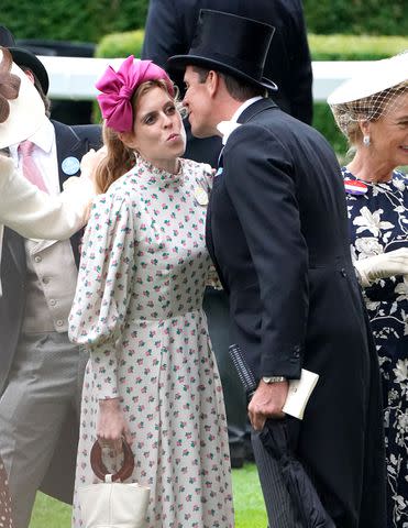 <p>Jonathan Brady/PA Images via Getty </p> Princess Beatrice, Ben Elliot