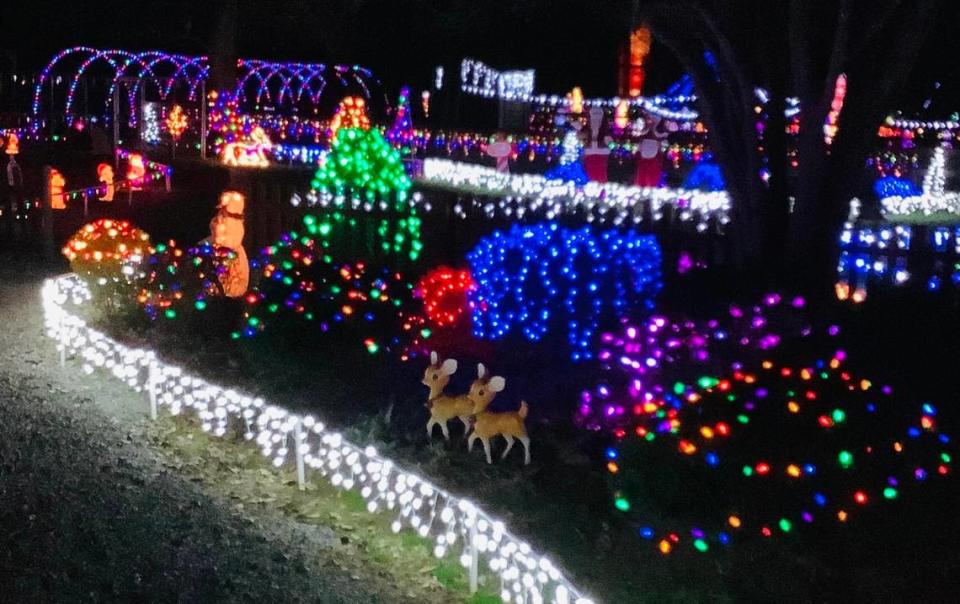 Christmas on the Farm is located at 3999 Fincher Road, Indian Trail, NC 28104.