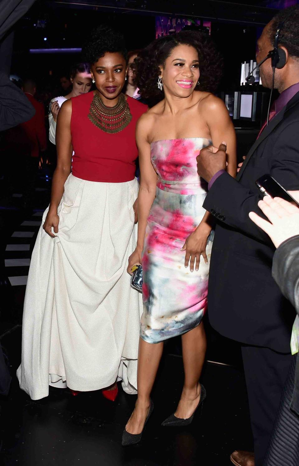 Kelly McCreary and Jerrika Hinton