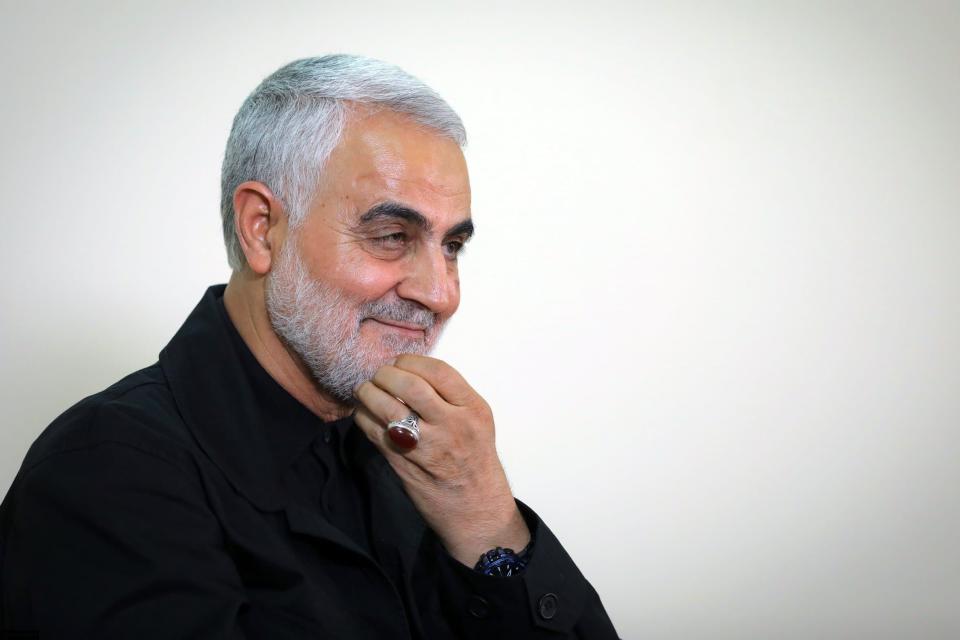 Le général iranien Qassem Soleimani, le 1er octobre 2019 à Téhéran. - KHAMENEI.IR / AFP
