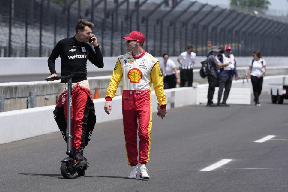 Josef Newgarden was on top of the world after winning the Indy 500