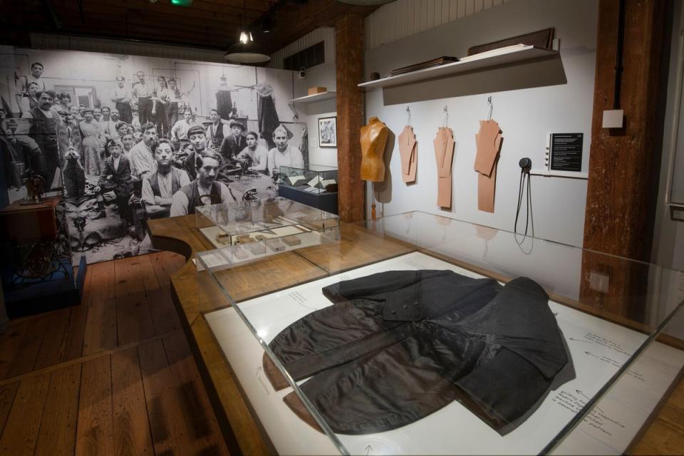 A recreation of an East End tailor’s workshop (Museum of London)