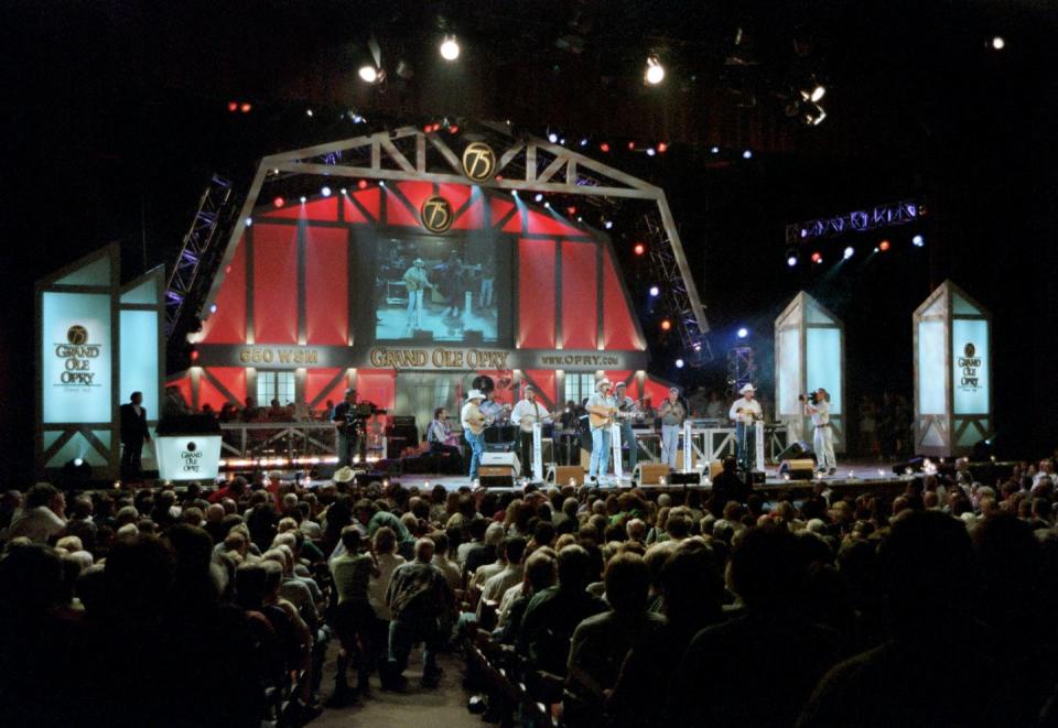 Watch country legends perform at the Grand Ole Opry.