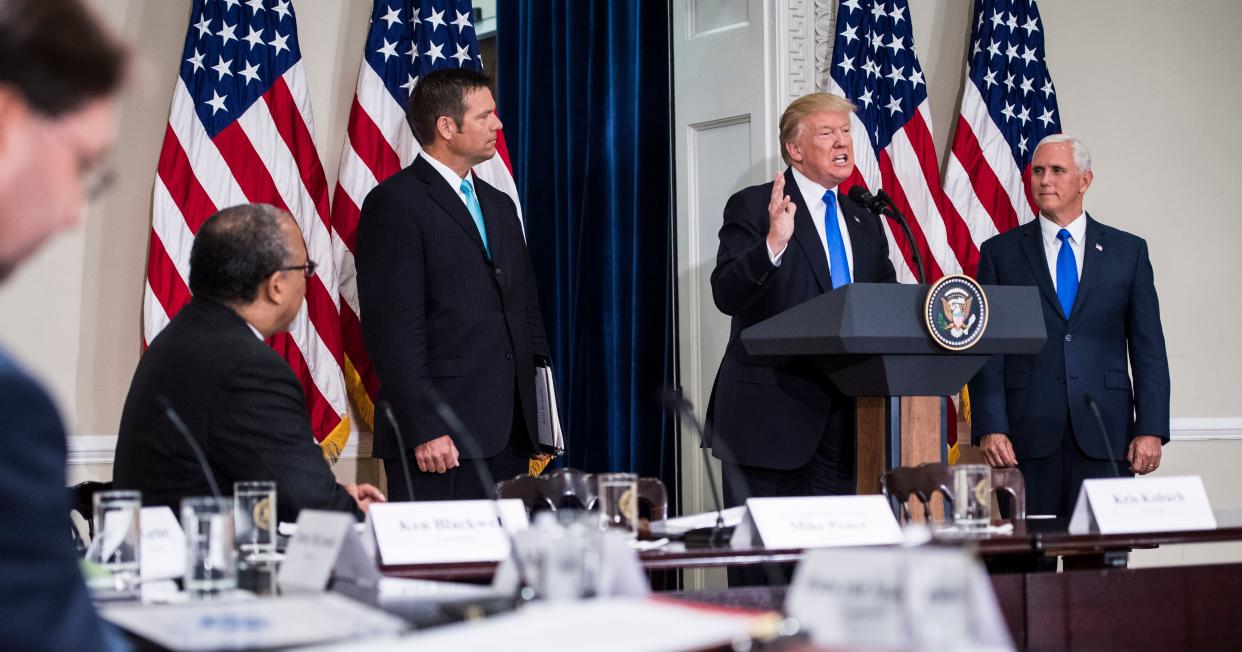 President Donald Trump's voter fraud commission&nbsp;was enmeshed in controversy&nbsp;even before it was created. (Photo: Jabin Botsford/The Washington Post via Getty Images)