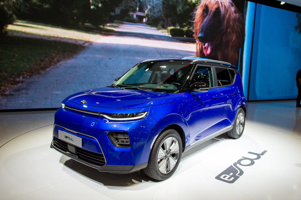 Viel Platz durch Kastenform: Der Kia e-Soul (Photo by Robert Hradil/Getty Images)