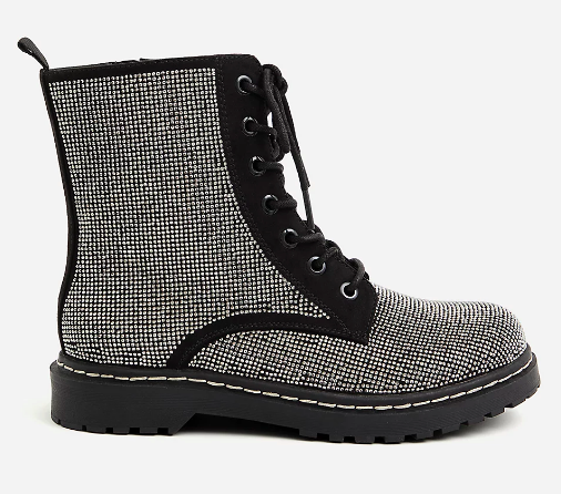 Rhinestone Combat Bootie (Photo via Torrid)