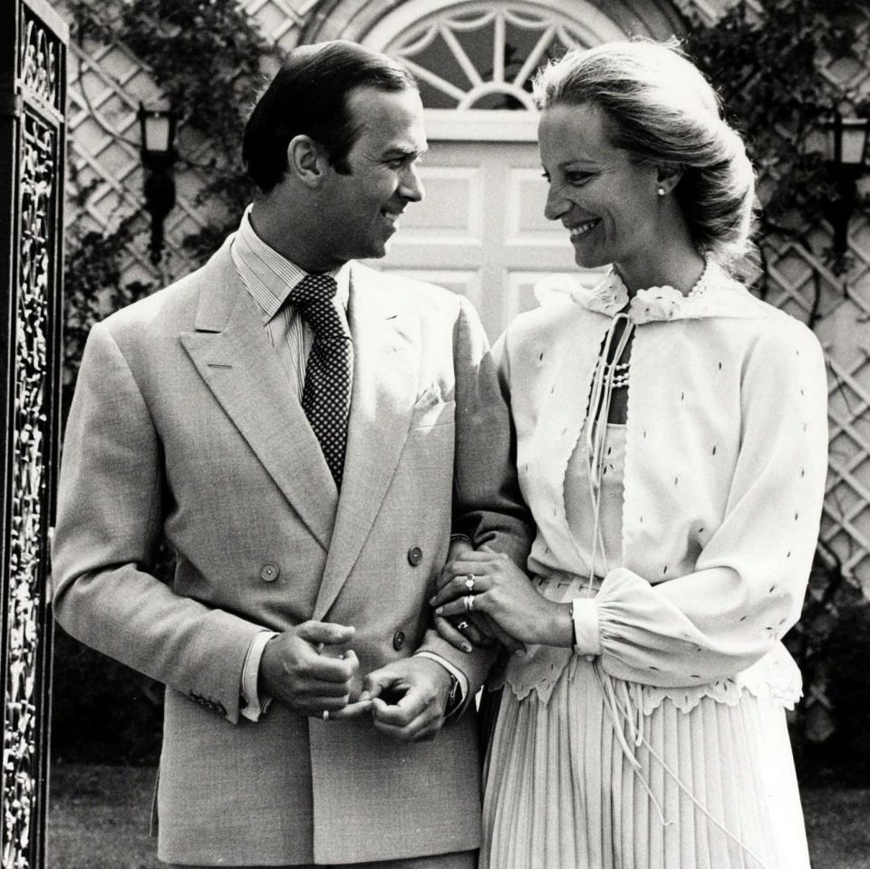 Prince and Princess Michael of Kent at their wedding in 1978 - Popperfoto via Getty Images