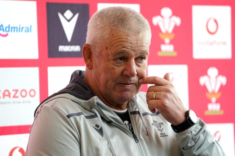 Warren Gatland has described possible strike action by the Wales players as “a genuine threat” (PA Wire)