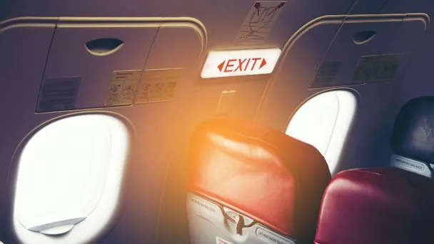 PHOTO: Seats in the emergency exit row of a airplane are seen in an undated stock photo. (STOCK PHOTO/Fotoamp/Shutterstock)