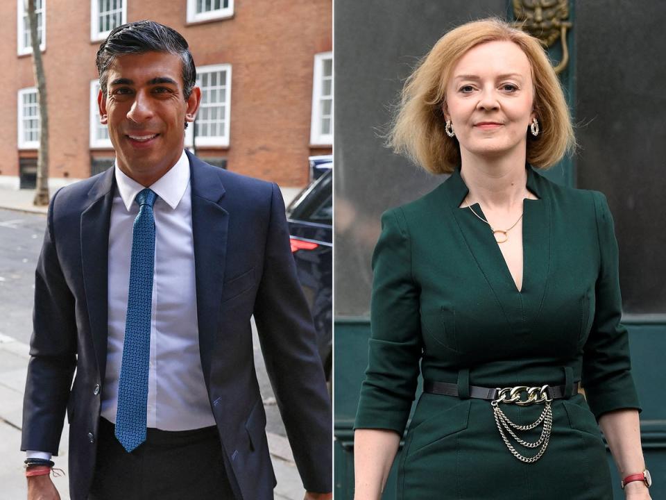 The Tory leadership contest between Rishi Sunak and Liz Truss will continue throughout the summer  (Reuters)