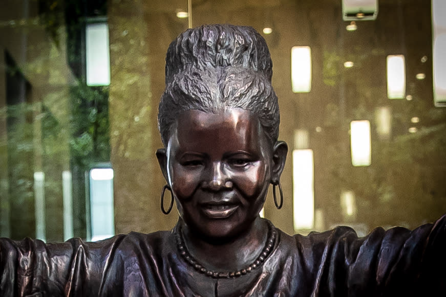 Humanitarian, scholar, educator and author Tererai Trent is one of the world’s most internationally recognized voices for quality education and women’s empowerment. (Photo: Gordon Donovan/Yahoo News)