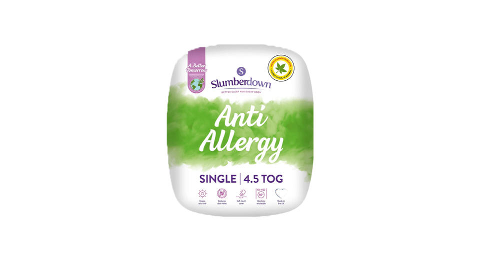 Slumberdown Anti Allergy Single Duvet 4.5 Tog