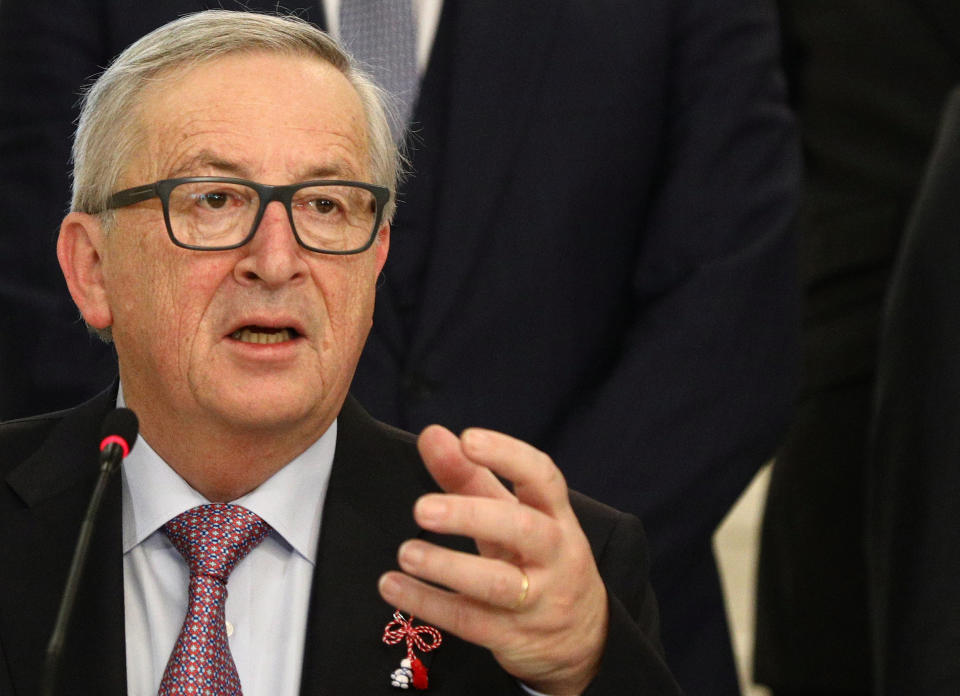 European Commission President Jean-Claude Juncker says the EU “will do stupid” also by imposing tariffs (REUTERS/Stoyan Nenov)