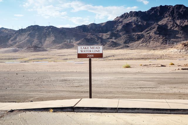 <p>George Rose/Getty</p> Lake Mead