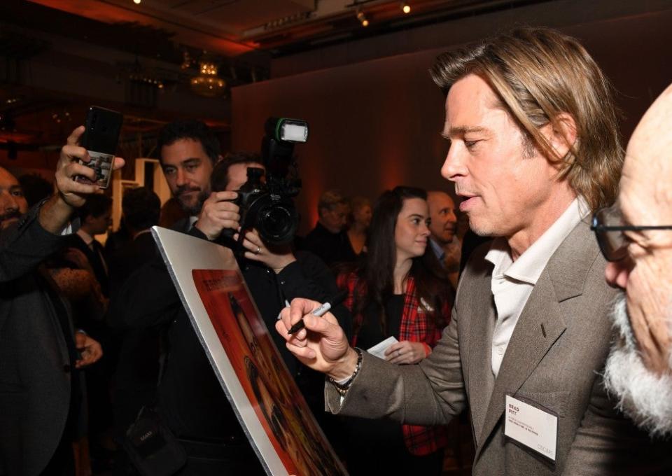 Brad Pitt clearly has a sense of humor.