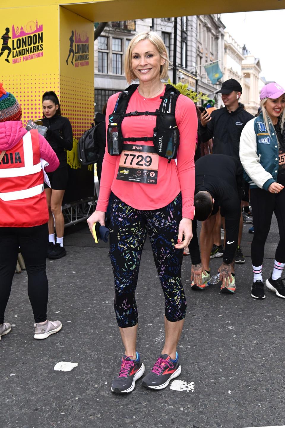 TV presenter Jenni Falconer is among this year's A-list running contingent (LLHM)