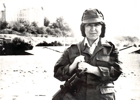 Svetlana Alexiévich en Kabul. Foto: Nobel Prize.org