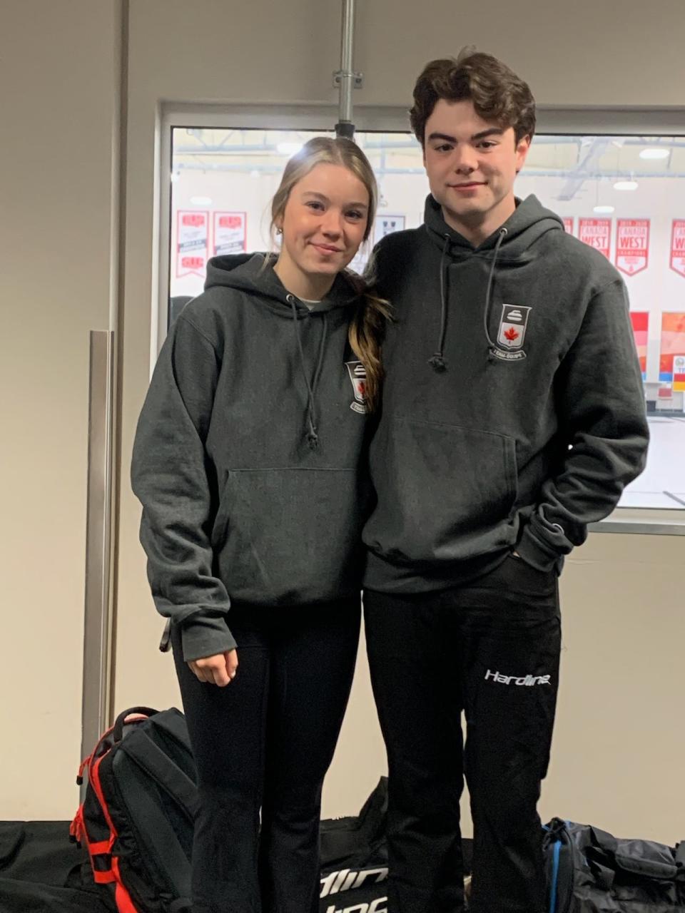 Cailey Locke and Simon Perry both train in St. John's. 