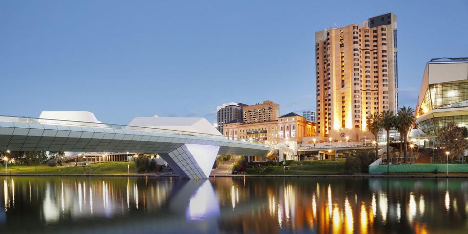 <p>Though not as known as Sydney and Melbourne, there's much to recommend in the coastal town of Adelaide, the capital of South Australia. In terms of hotels, there's the swanky <a href="https://go.redirectingat.com?id=74968X1596630&url=https%3A%2F%2Fwww.tripadvisor.com%2FHotel_Review-g255093-d7356207-Reviews-Mayfair_Hotel-Adelaide_Greater_Adelaide_South_Australia.html&sref=https%3A%2F%2Fwww.redbookmag.com%2Flife%2Fg37132507%2Fup-and-coming-travel-destinations%2F" rel="nofollow noopener" target="_blank" data-ylk="slk:Mayfair;elm:context_link;itc:0;sec:content-canvas" class="link ">Mayfair</a>, and a Sheraton and Sofitel in the pipeline. </p><p>Dining-wise, <a href="https://go.redirectingat.com?id=74968X1596630&url=https%3A%2F%2Fwww.tripadvisor.com%2FRestaurant_Review-g255093-d5989508-Reviews-Orana-Adelaide_Greater_Adelaide_South_Australia.html&sref=https%3A%2F%2Fwww.redbookmag.com%2Flife%2Fg37132507%2Fup-and-coming-travel-destinations%2F" rel="nofollow noopener" target="_blank" data-ylk="slk:Orana;elm:context_link;itc:0;sec:content-canvas" class="link ">Orana</a>, from chef-owner Jock Zonfrillo, is garnering top honors across Australia, as are other culinary hotspots like <a href="https://go.redirectingat.com?id=74968X1596630&url=https%3A%2F%2Fwww.tripadvisor.com%2FRestaurant_Review-g255093-d7353266-Reviews-Africola-Adelaide_Greater_Adelaide_South_Australia.html&sref=https%3A%2F%2Fwww.redbookmag.com%2Flife%2Fg37132507%2Fup-and-coming-travel-destinations%2F" rel="nofollow noopener" target="_blank" data-ylk="slk:Africola;elm:context_link;itc:0;sec:content-canvas" class="link ">Africola</a> and <a href="https://go.redirectingat.com?id=74968X1596630&url=https%3A%2F%2Fwww.tripadvisor.com%2FAttraction_Review-g4400652-d551465-Reviews-Penfolds_Magill_Estate_Cellar_Door-Magill_Burnside_Greater_Adelaide_South_Austral.html&sref=https%3A%2F%2Fwww.redbookmag.com%2Flife%2Fg37132507%2Fup-and-coming-travel-destinations%2F" rel="nofollow noopener" target="_blank" data-ylk="slk:Penfolds Magill Estate;elm:context_link;itc:0;sec:content-canvas" class="link ">Penfolds Magill Estate</a> in nearby Magill. </p>