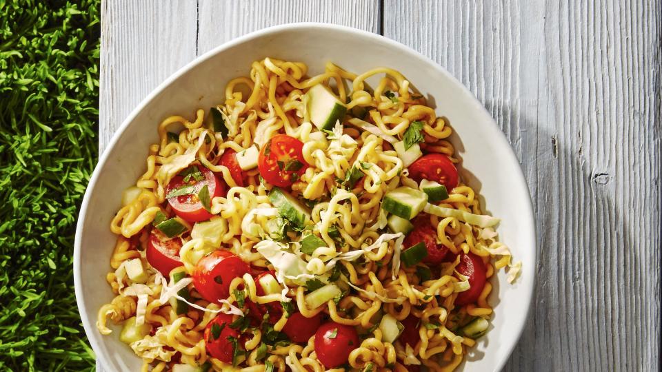 tomato recipes honey lime ramen salad