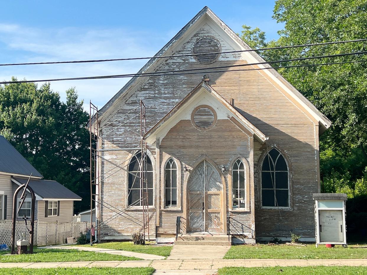 The Walnut Gallery on Walnut Street is undergoing exterior renovations.