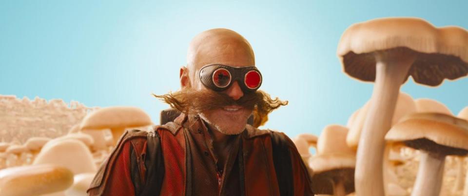 金凱瑞飾演的蛋頭博士，被電玩粉絲稱讚最傳神的人物。（UIP提供）