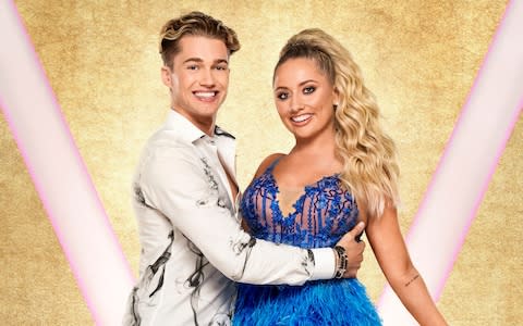 AJ Pritchard and Saffron Barker were eliminated in week 10 - Credit: Ray Burmiston/BBC