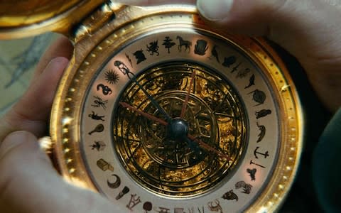 The alethiometer, as seen in The Golden Compass