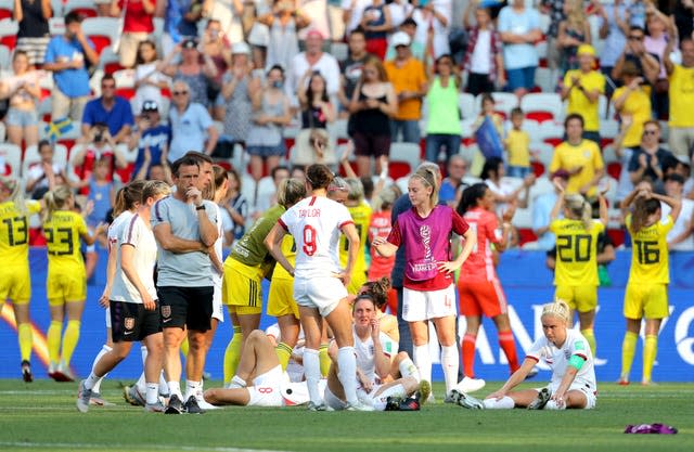 England were beaten by Sweden at the 2019 World Cup