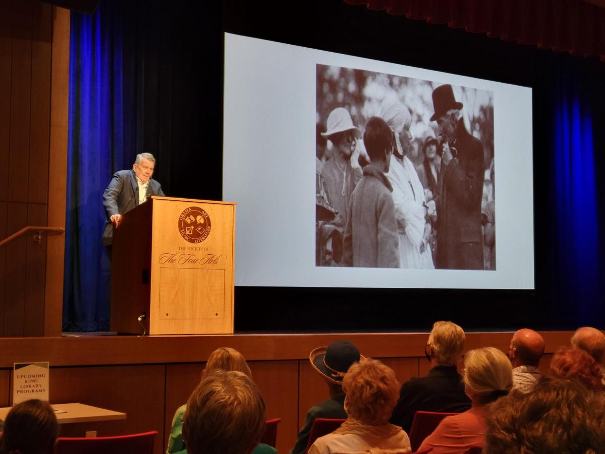 Author James Clark presents "A History Lover's Guide to Florida" last year as part of the Florida Voices Author Series hosted by The Society of the Four Arts' King Library. This year's series resumes in October.