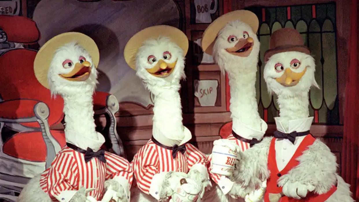  barbershop quartet birds in America Sings 