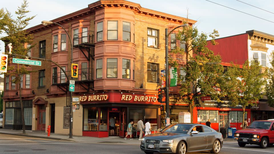 Commerical Drive in Vancouver, Canada is number five on Time Out's list of coolest streets. - JSMimages/Alamy