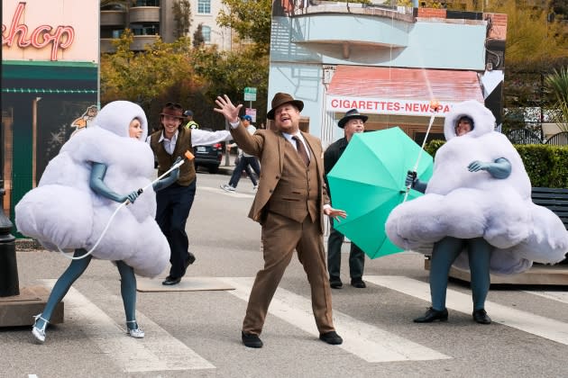 james-corden-sidewalk-musical-RS-1800 - Credit: Terence Patrick/CB