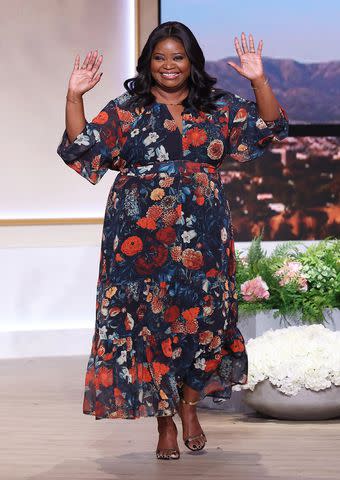 <p>Chris Millard/Warner Bros.</p> Octavia Spencer makes an appearance on 'The Jennifer Hudson Show' in Burbank, California.