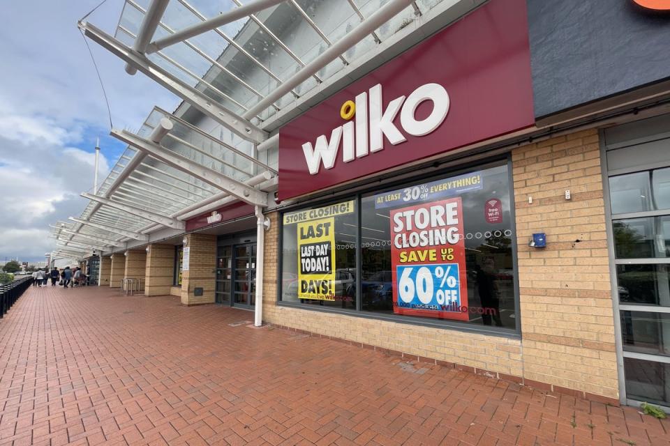 Wilko is among companies that entered administration in 2023 (PA Wire)