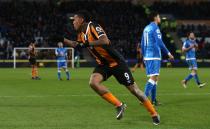 <p>Abel Hernandez has just put Hull 2-1 up</p>