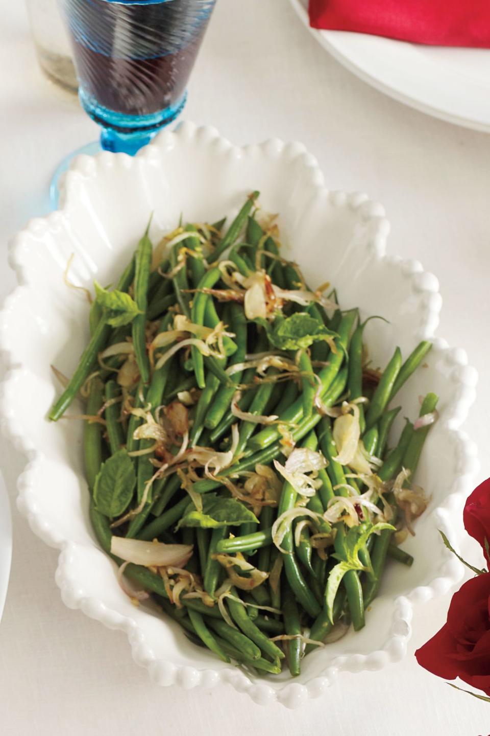 Lemon-Garlic Green Beans