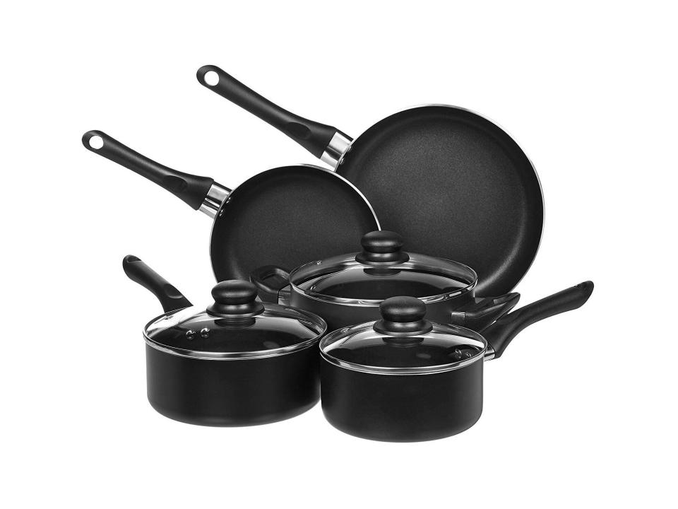 Amazon Basics Cookware Set