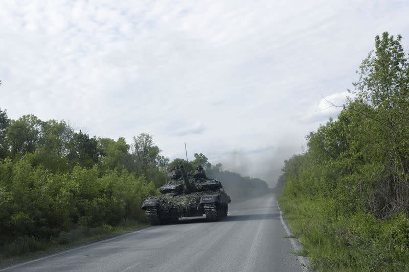 Russia's attack on Ukraine continues, in Kharkiv region