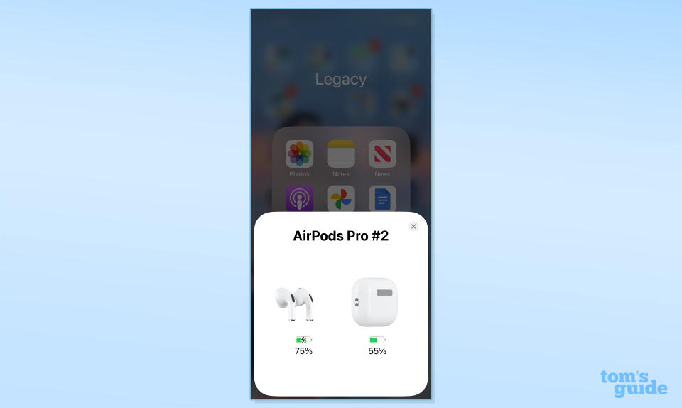Apple AirPods Pro 2 app screenshot