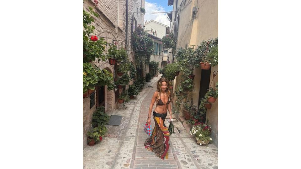 Rita shared picturesque snaps from her trip to Italy