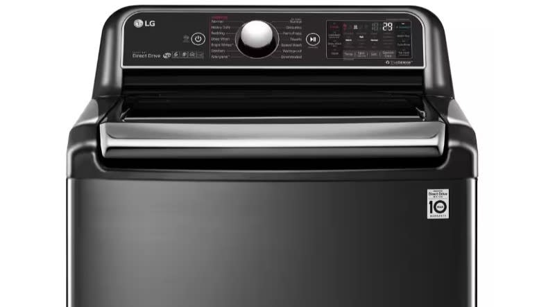 LG top load washer