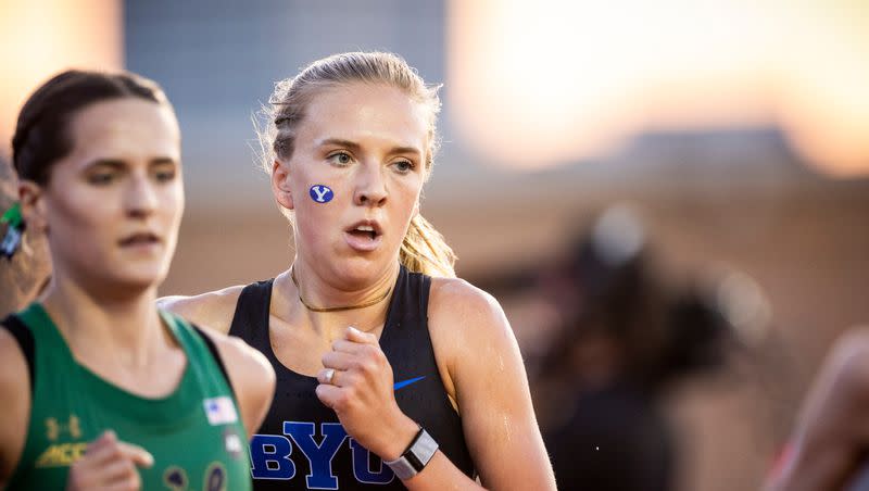 BYU junior Lexy Halladay-Lowry took fourth in the NCAA outdoor 3,000m steeplechase and has since finished eighth at the U.S. Championships.